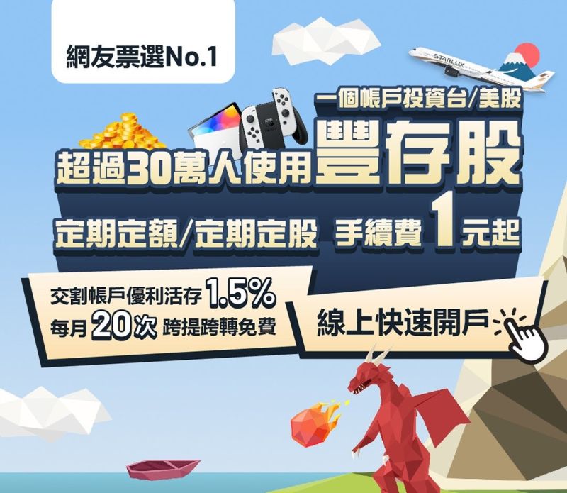 永豐金證券開戶優惠